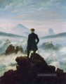 Wanderer über dem Nebelmeer HSE Romantische Landschaft Caspar David Friedrich Berg